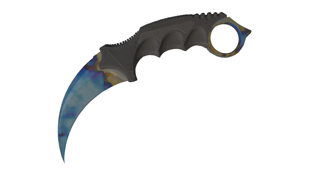 Karambit | Case Hardened seed #770, front