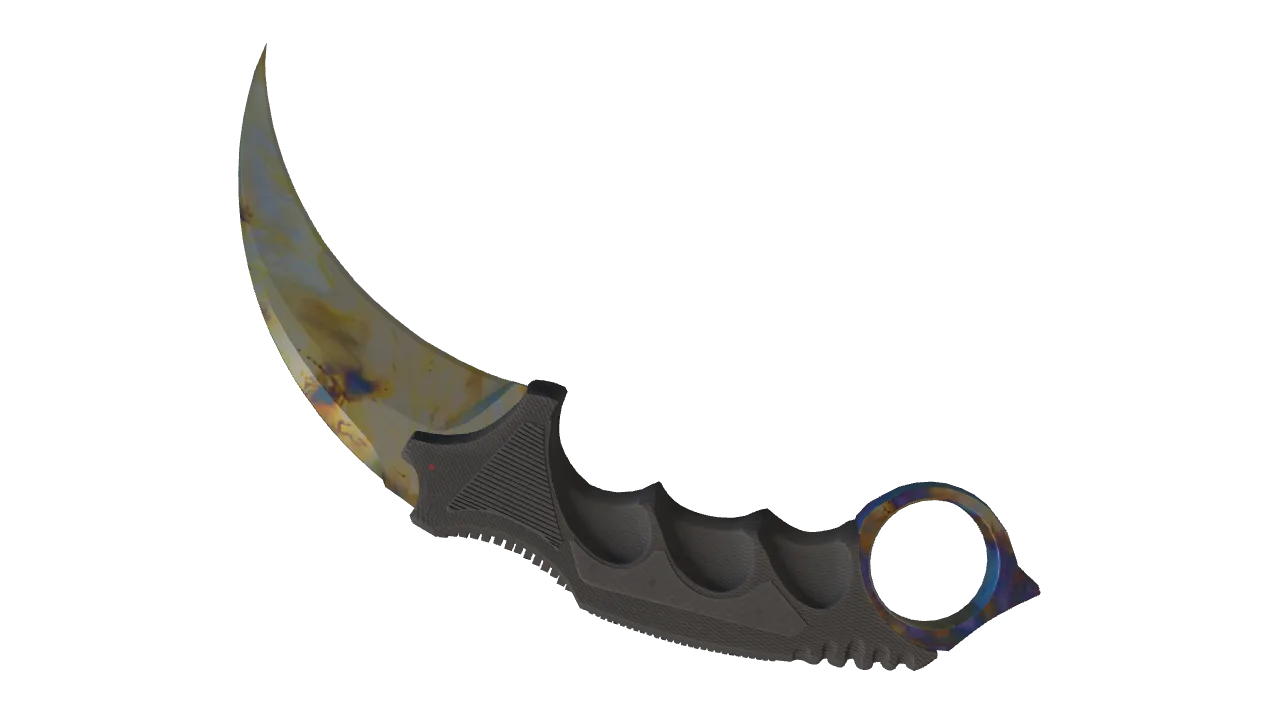 Karambit | Case Hardened seed #782, back