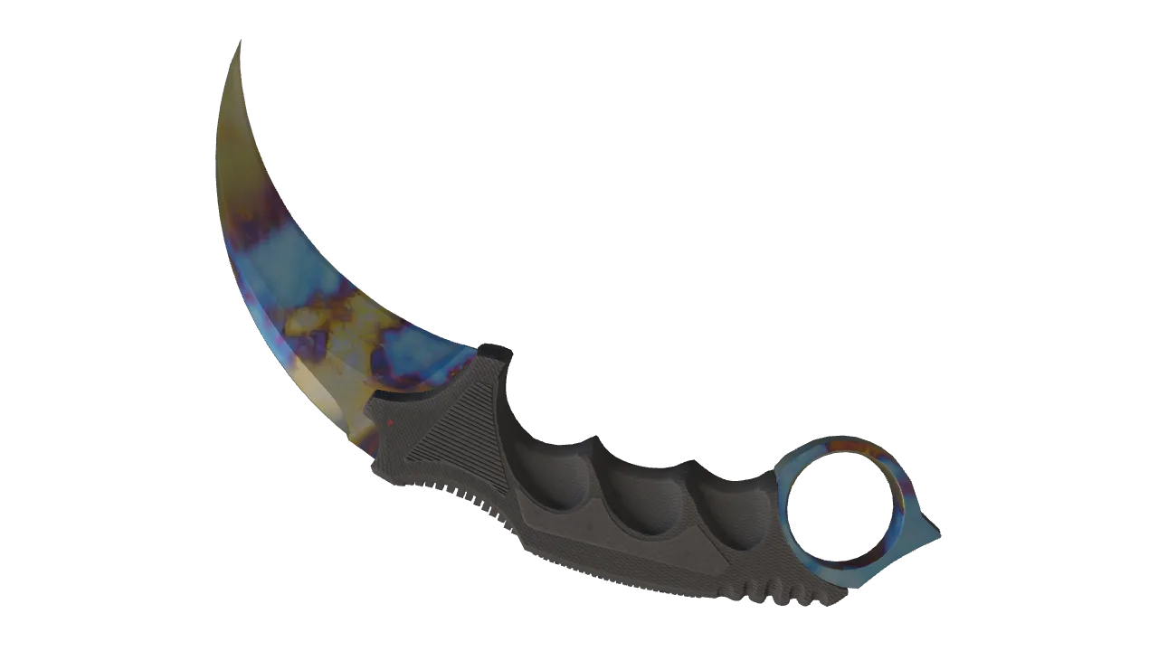 Karambit | Case Hardened seed #791, back