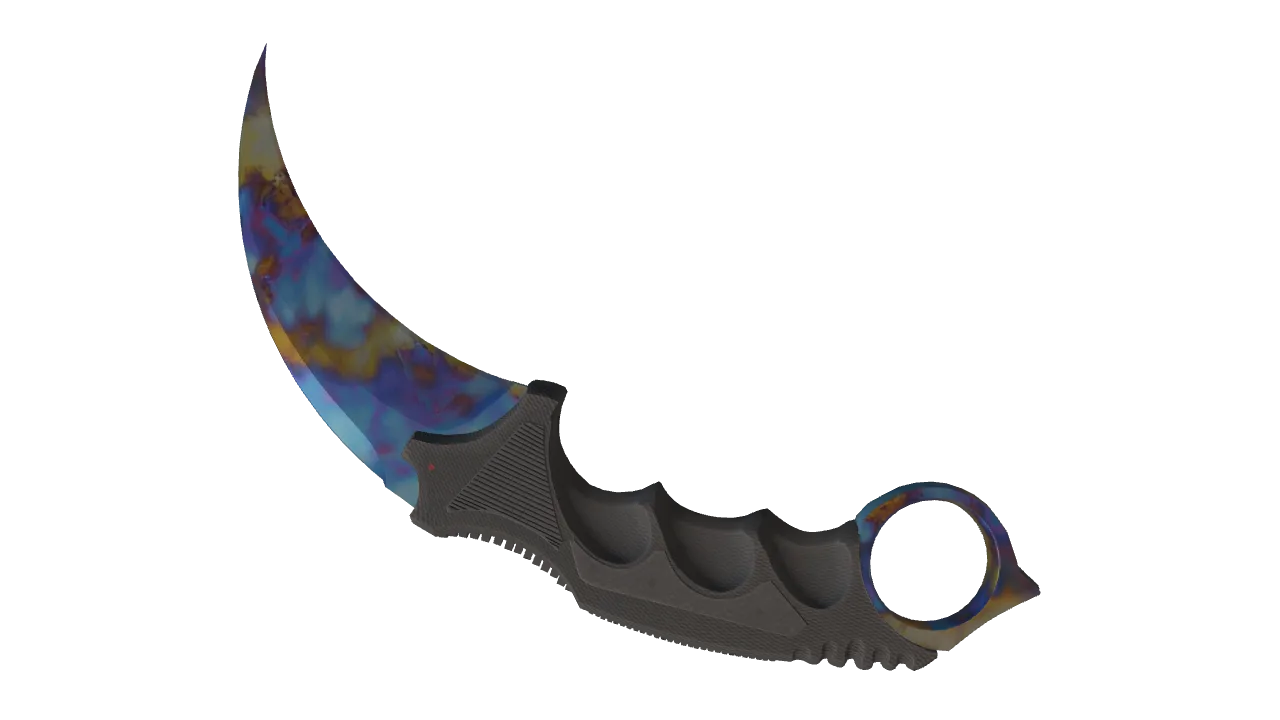 Karambit | Case Hardened seed #793, back
