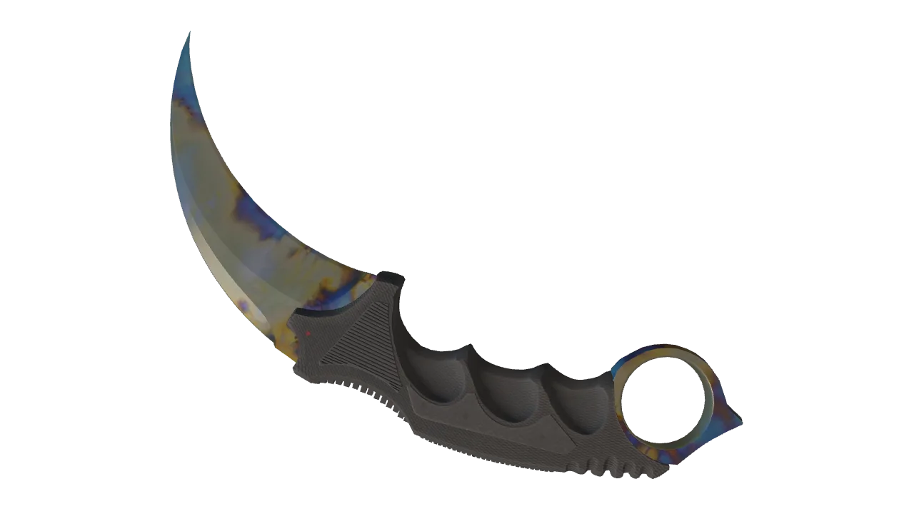 Karambit | Case Hardened seed #796, back