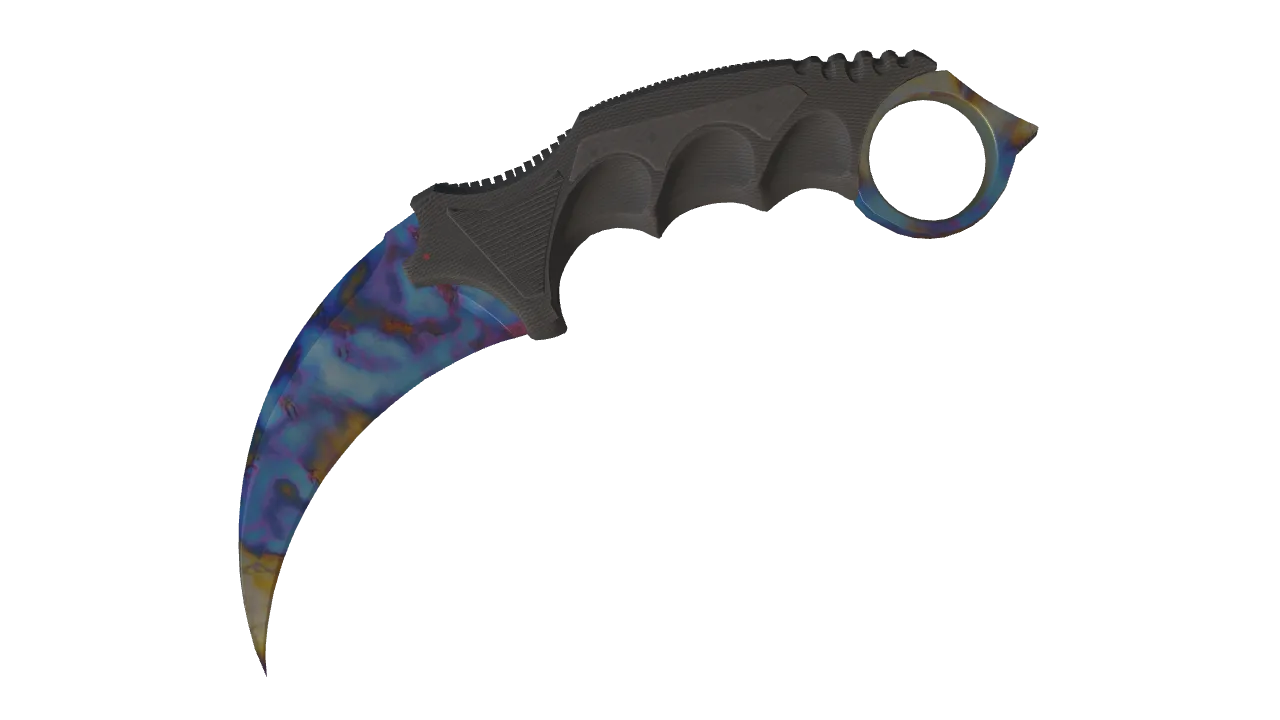 Karambit | Case Hardened seed #796, front