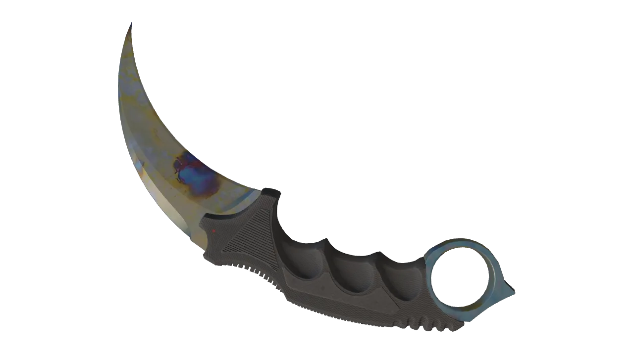 Karambit | Case Hardened seed #797, back