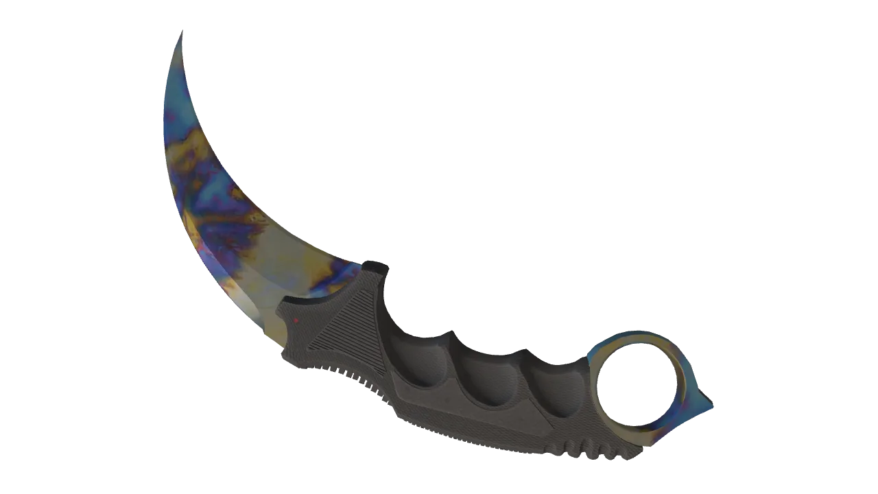 Karambit | Case Hardened seed #798, back