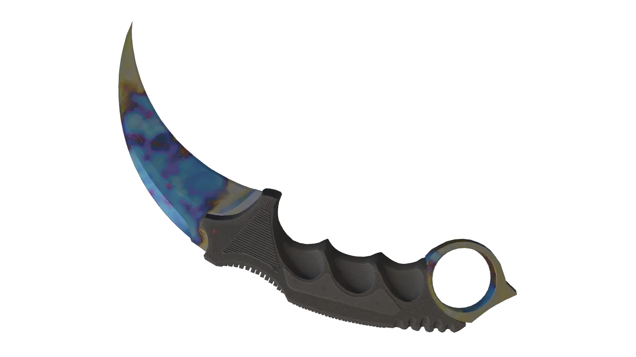 Karambit | Case Hardened seed #810, back