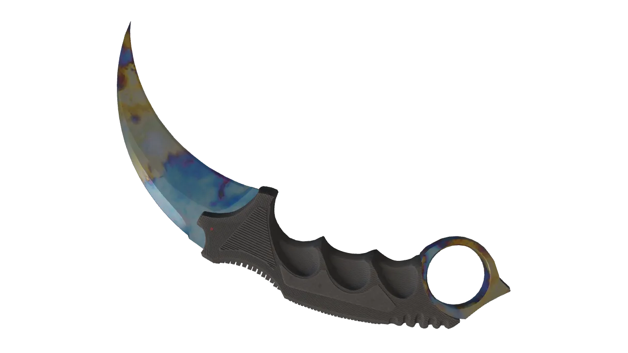 Karambit | Case Hardened seed #811, back