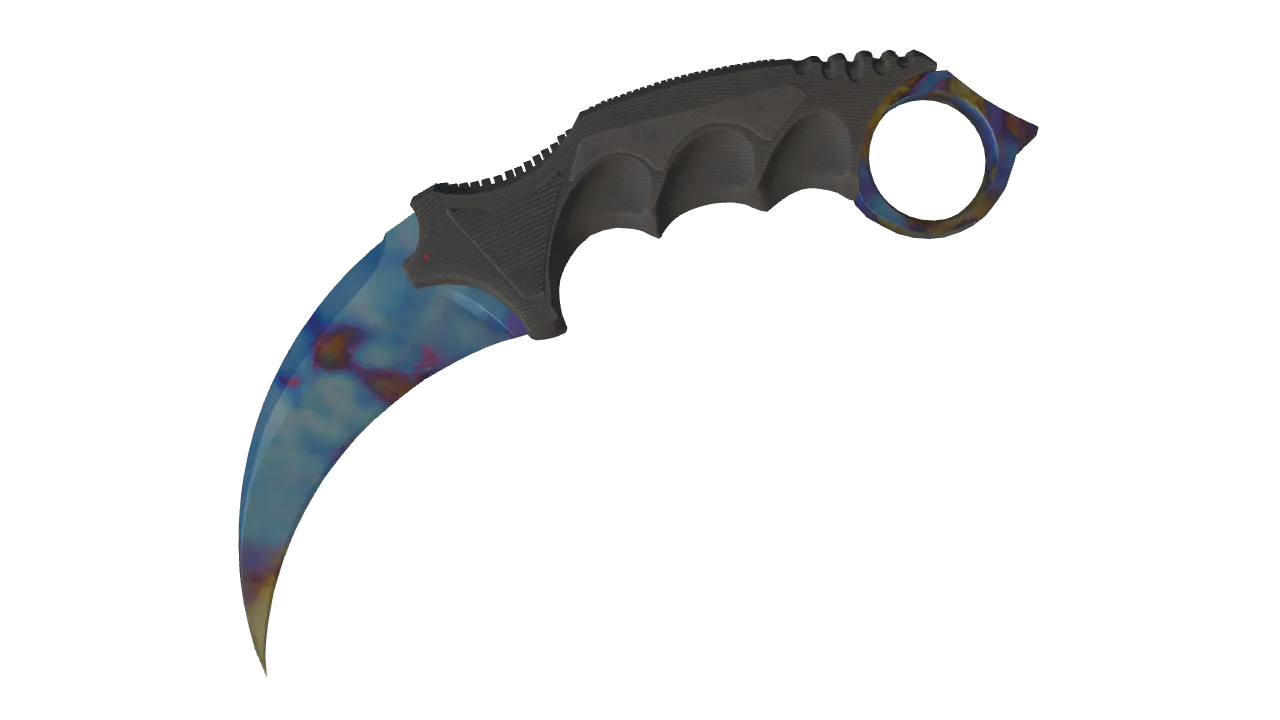 Karambit | Case Hardened seed #811, front