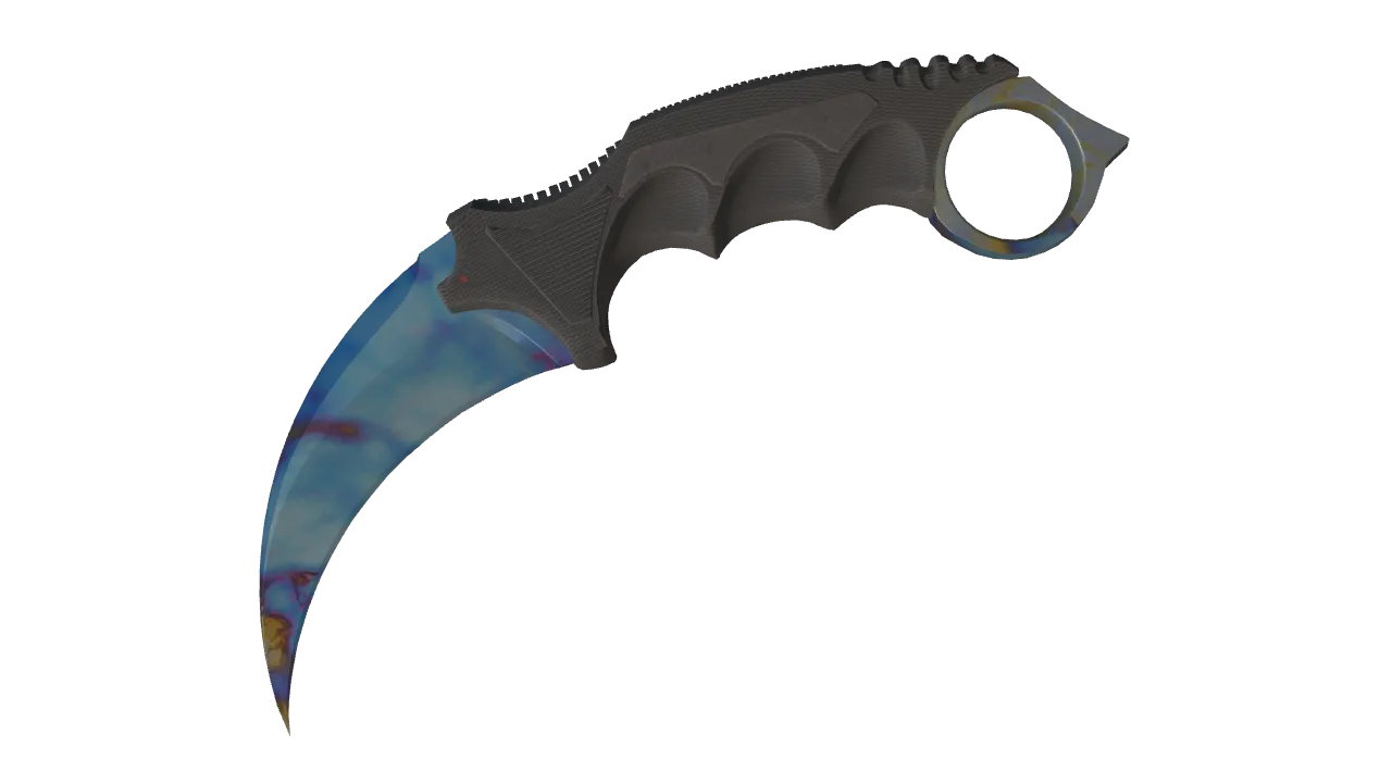 Karambit | Case Hardened seed #82, front