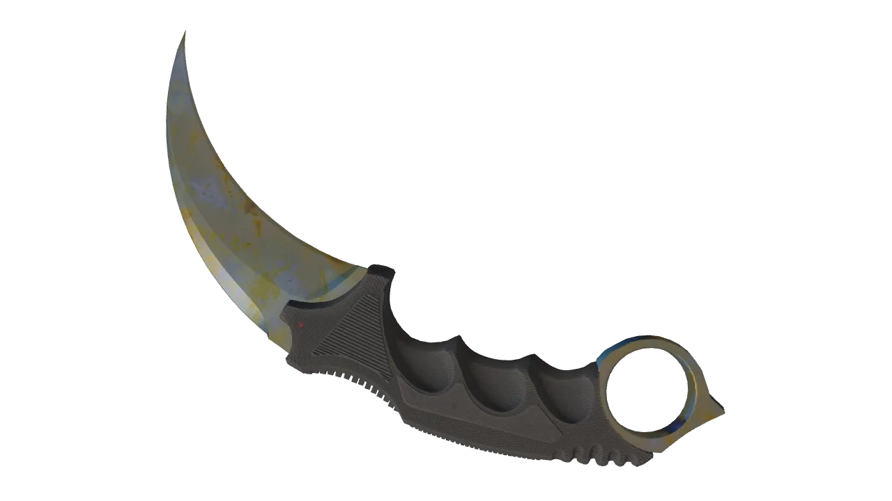 Karambit | Case Hardened seed #839, back