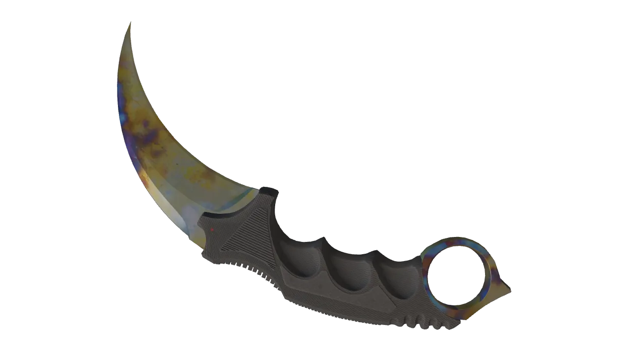 Karambit | Case Hardened seed #852, back