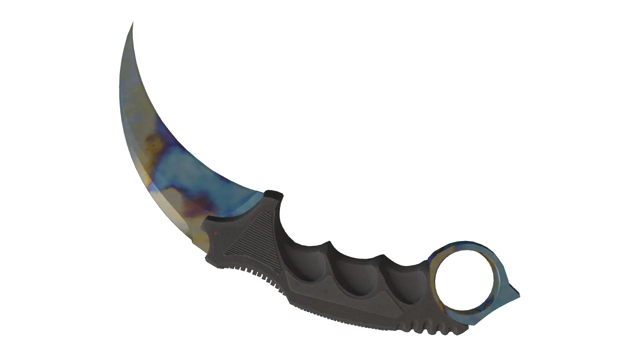 Karambit | Case Hardened seed #853, back
