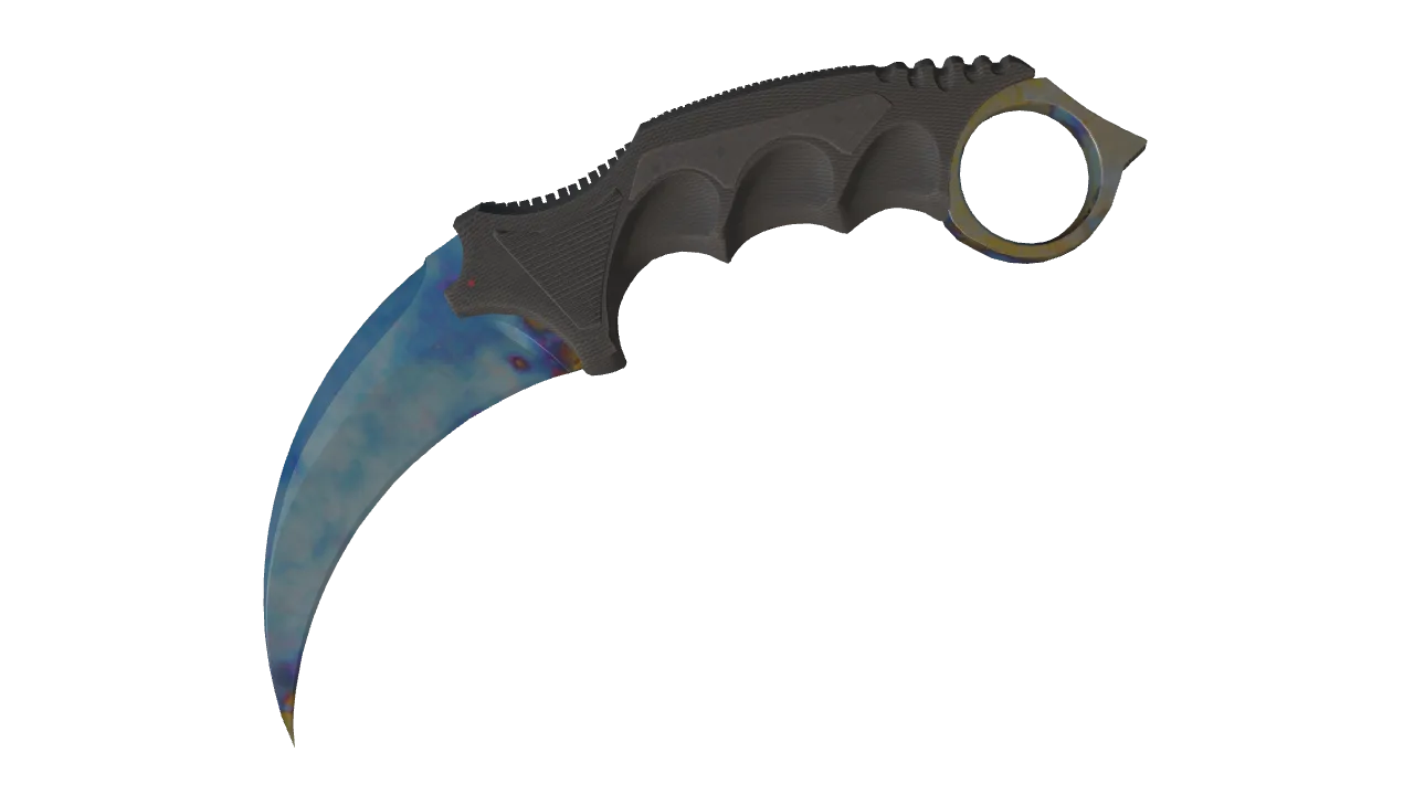Karambit | Case Hardened seed #853, front