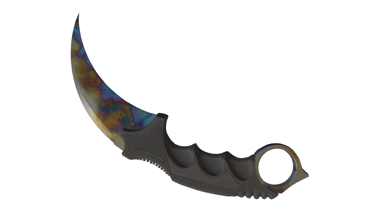 Karambit | Case Hardened seed #856, back