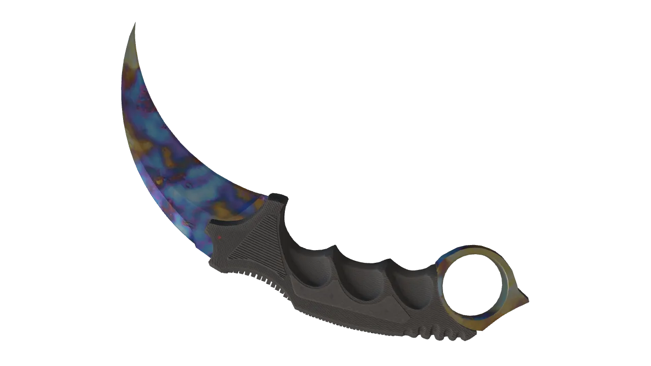 Karambit | Case Hardened seed #875, back