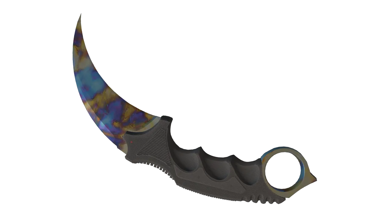 Karambit | Case Hardened seed #891, back
