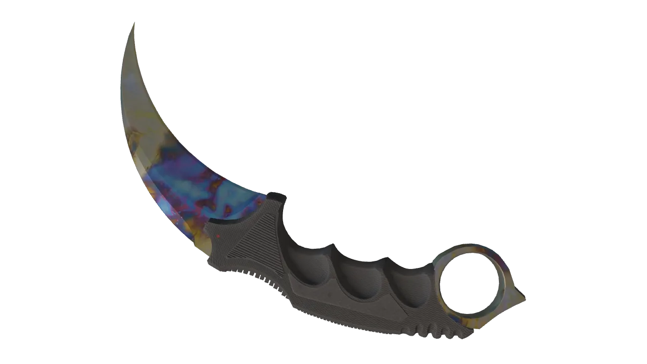 Karambit | Case Hardened seed #905, back