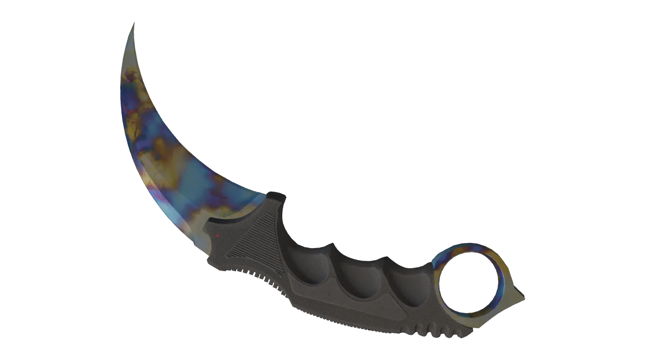 Karambit | Case Hardened seed #913, back