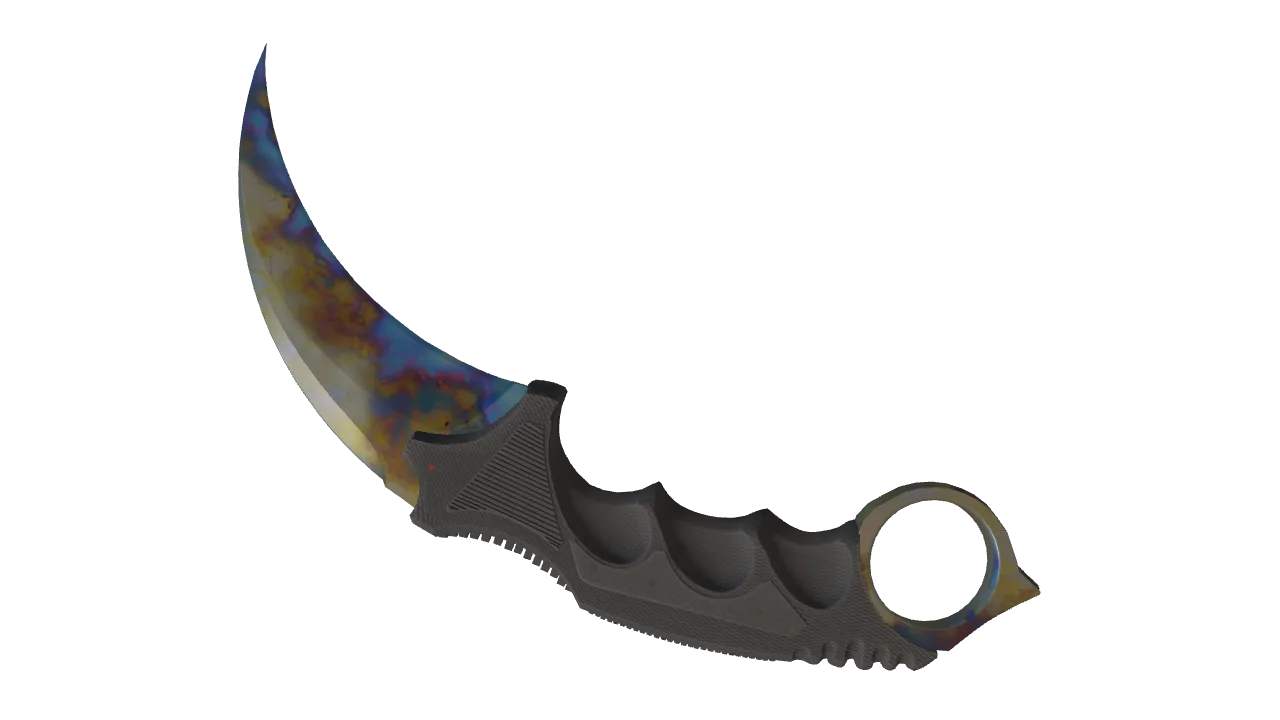 Karambit | Case Hardened seed #914, back