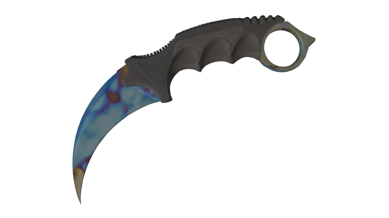 Karambit | Case Hardened seed #92, front