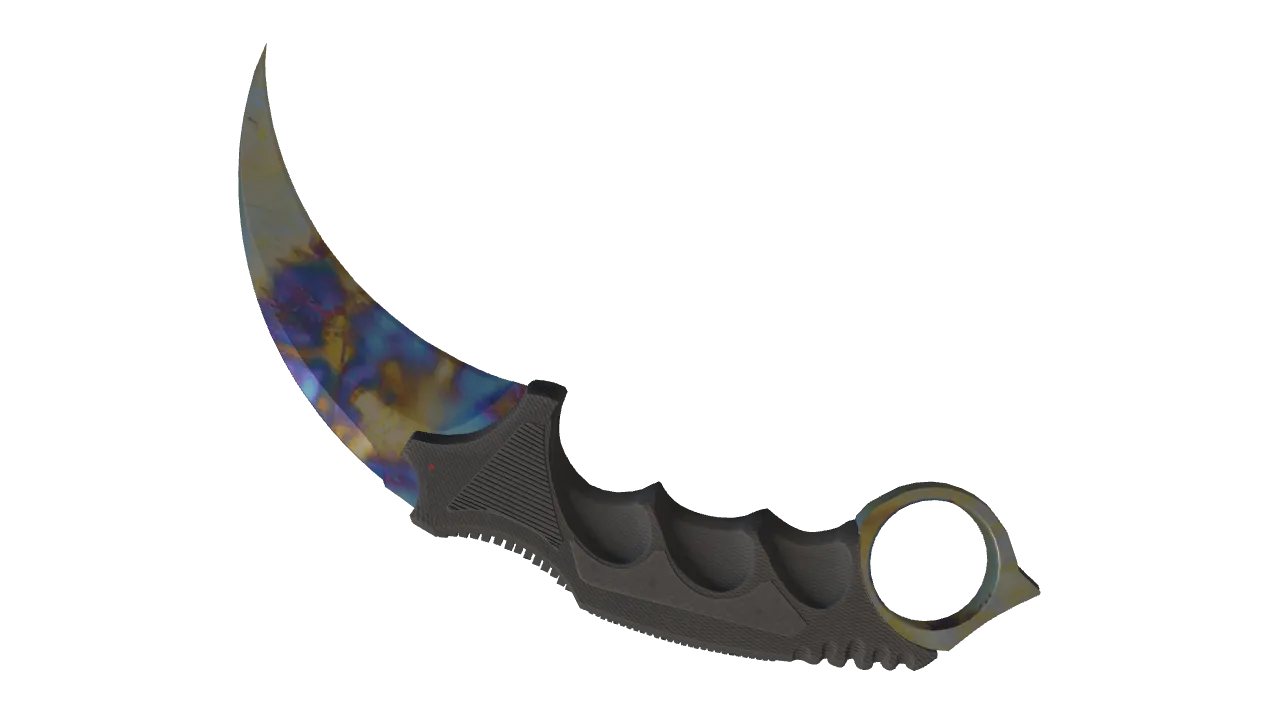 Karambit | Case Hardened seed #928, back