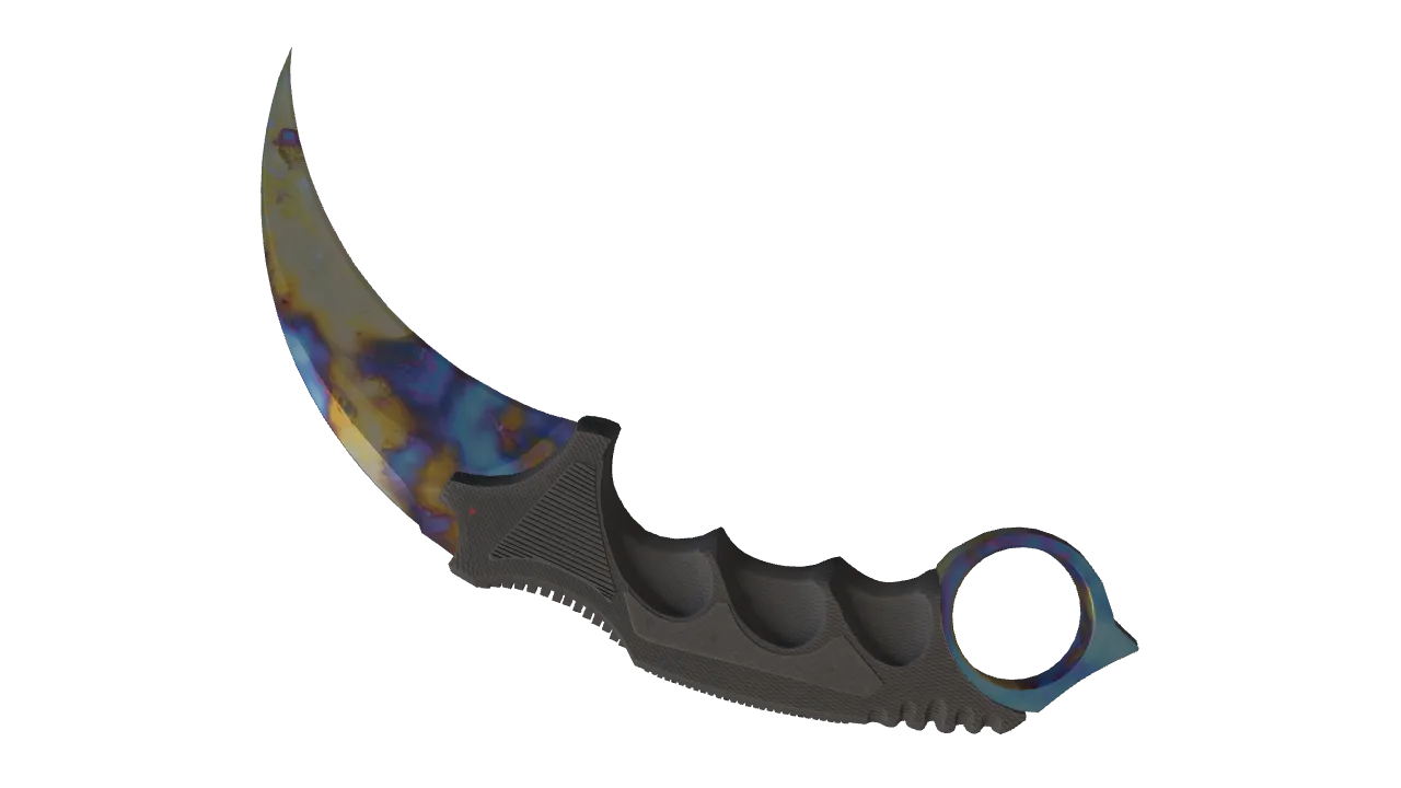 Karambit | Case Hardened seed #935, back