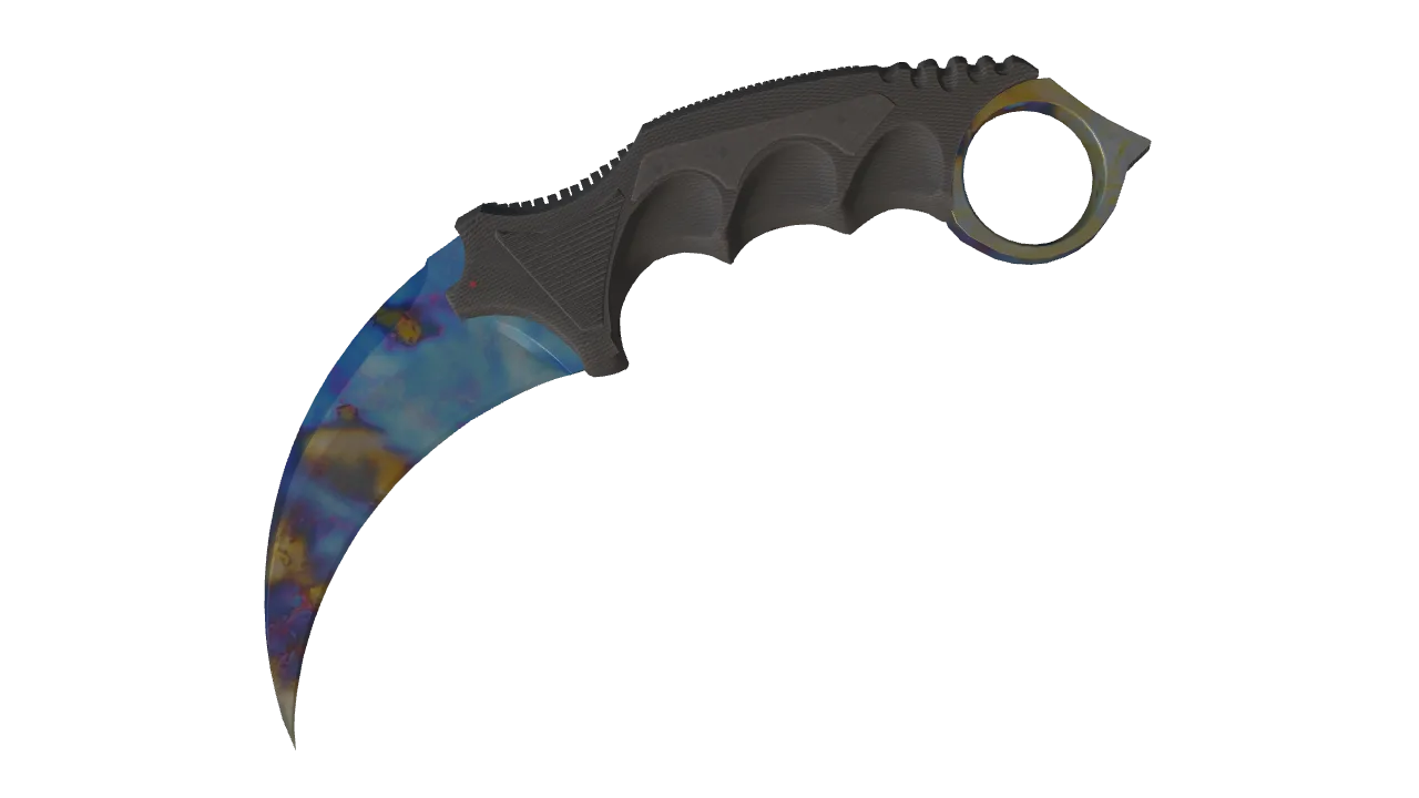 Karambit | Case Hardened seed #942, front