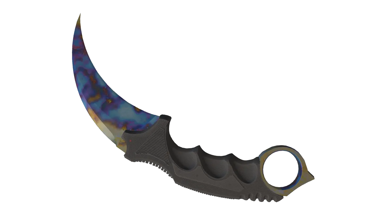 Karambit | Case Hardened seed #945, back