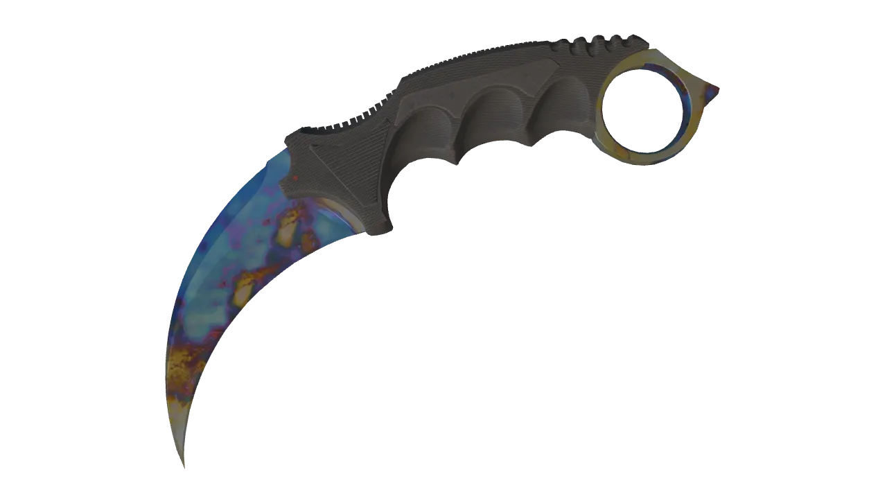 Karambit | Case Hardened seed #945, front