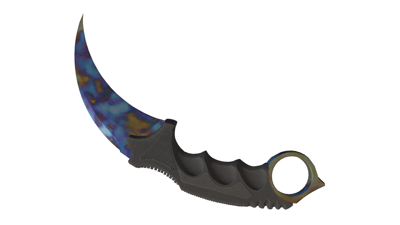 Karambit | Case Hardened seed #953, back