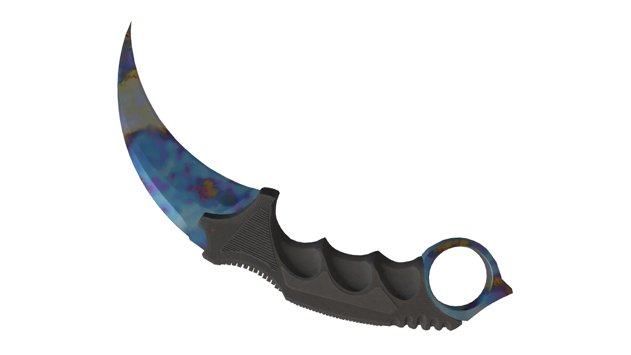 Karambit | Case Hardened seed #955, back