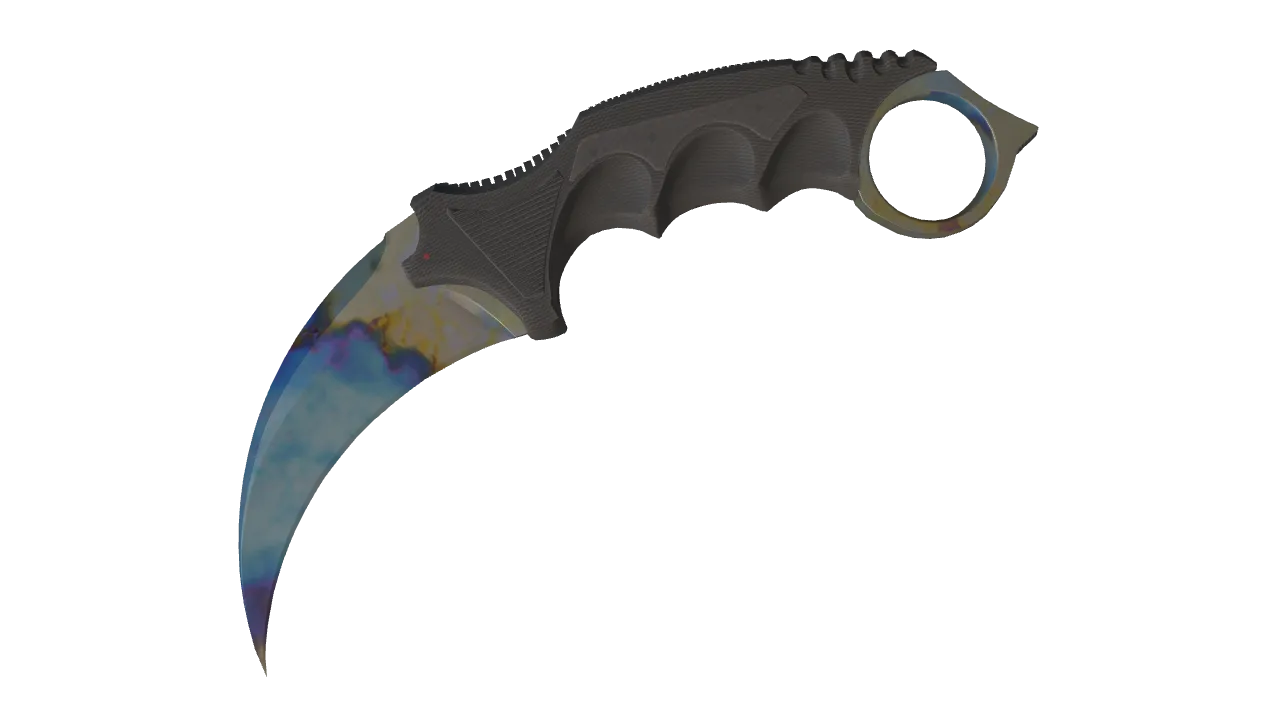 Karambit | Case Hardened seed #961, front