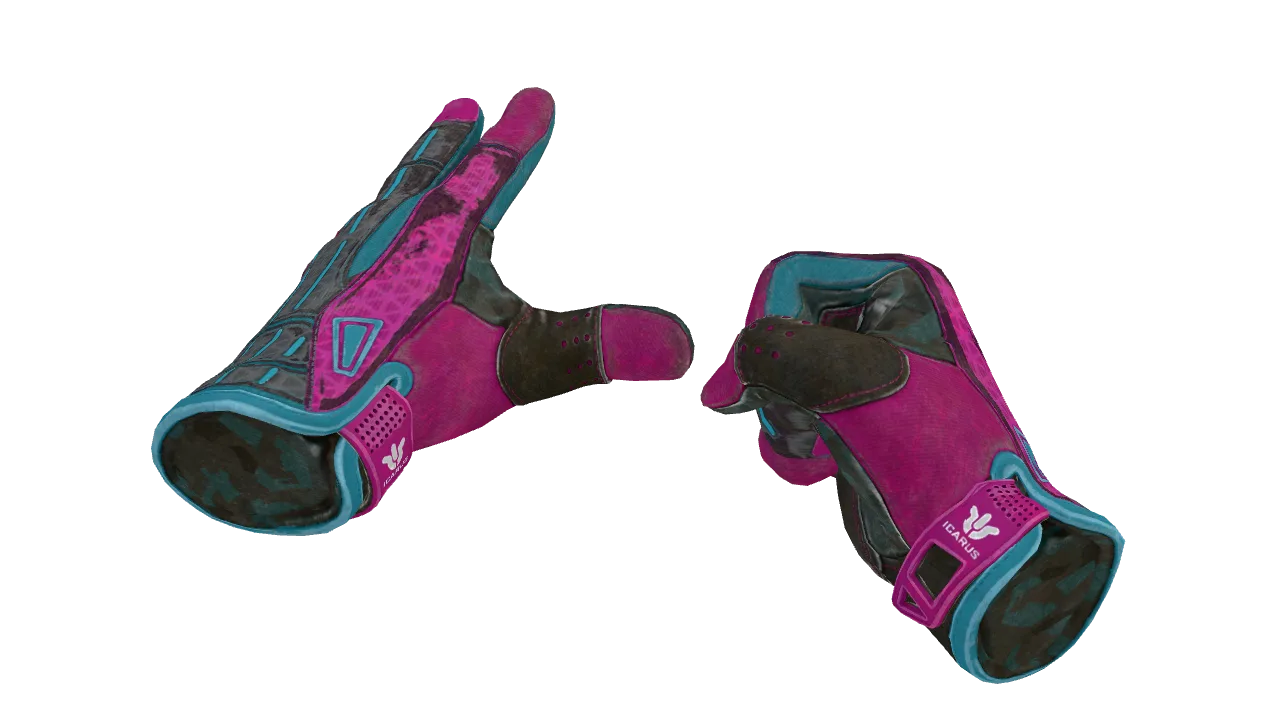 ★ Sport Gloves | Vice (Well-Worn) — Dust II light, front