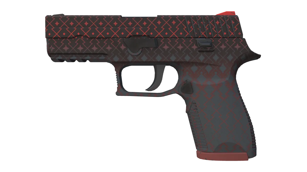 P250 | Crimson Kimono (Factory New) — Dust II light, front