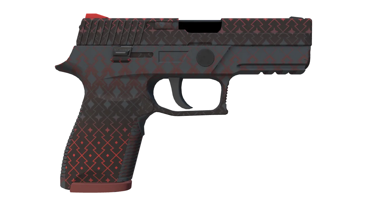 P250 | Crimson Kimono seed #20, back