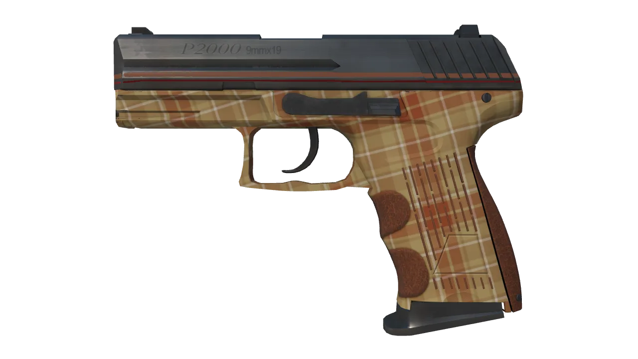 Souvenir P2000 | Coach Class (Factory New) — Dust II light, front