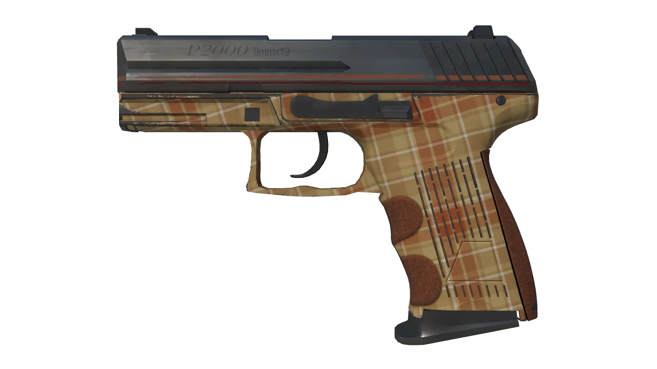 P2000 | Coach Class (Field-Tested) — Dust II light, front