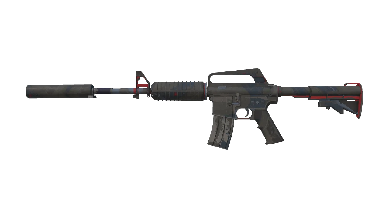 M4A1-S | Briefing (Battle-Scarred) — Dust II light, front