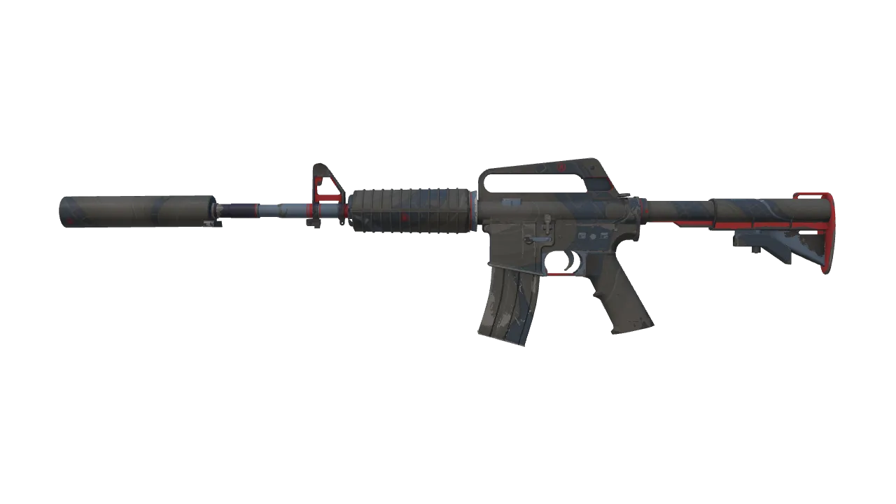 Souvenir M4A1-S | Briefing (Well-Worn) — Dust II light, front