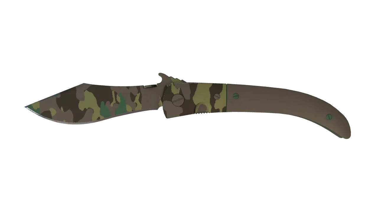 ★ Navaja Knife | Boreal Forest (Minimal Wear) — Dust II light, front