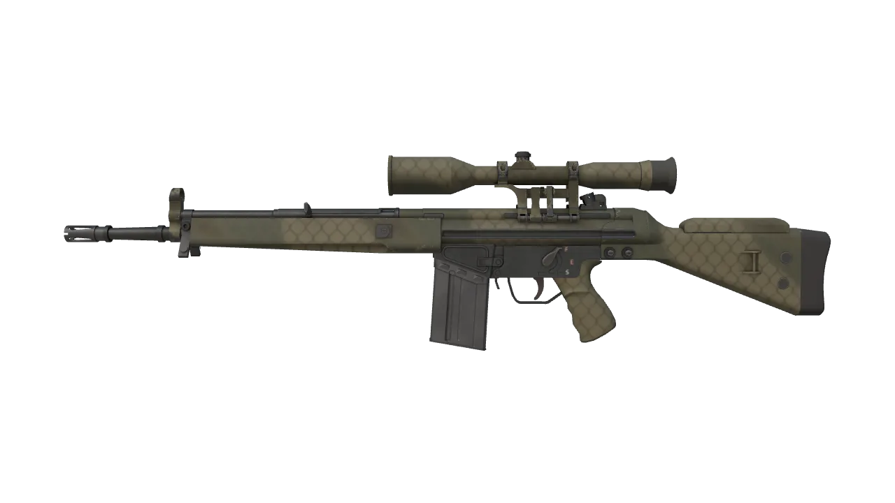 G3SG1 | Safari Mesh (Factory New) — Dust II light, front