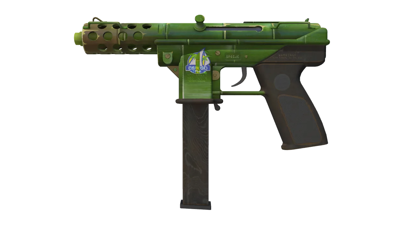 Souvenir Tec-9 | Bamboozle (Field-Tested) — Dust II light, front