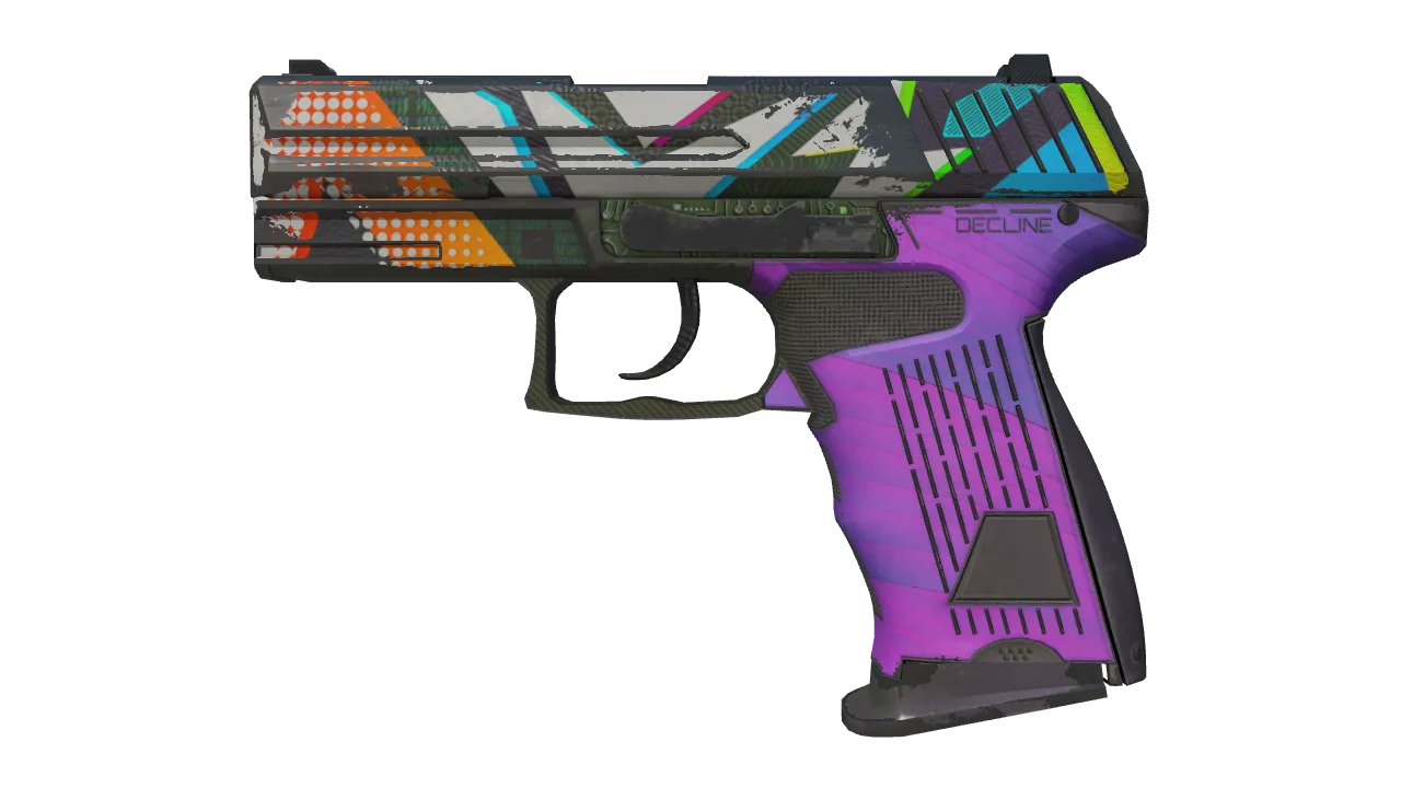Souvenir P2000 | Wicked Sick (Battle-Scarred) — Dust II light, front