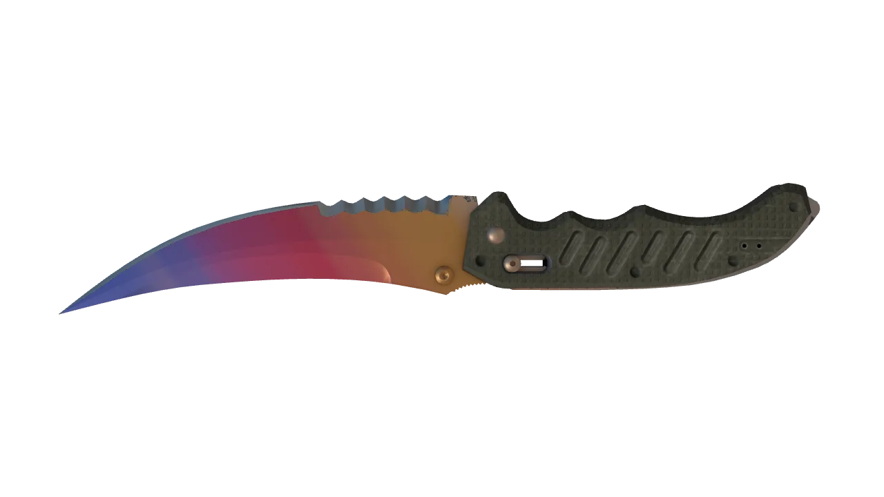 Flip Knife | Fade seed #84, back