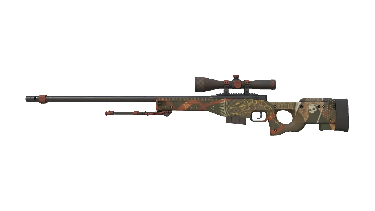AWP | Mortis (Factory New) — Dust II light, front