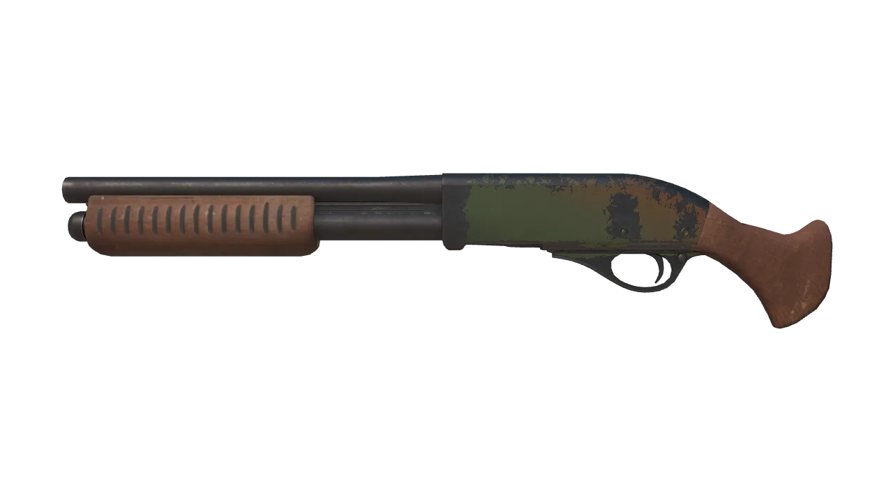 Sawed-Off | Amber Fade (Well-Worn) — Dust II light, front
