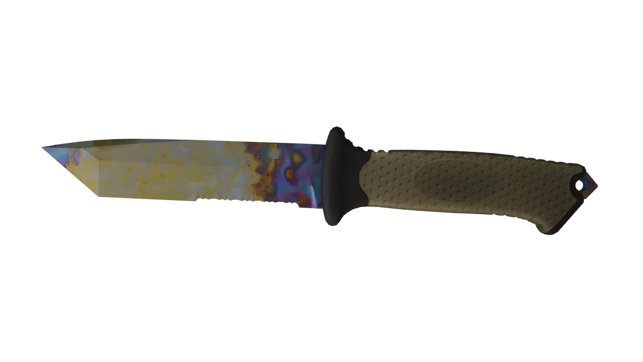 ★ Ursus Knife | Case Hardened (Factory New) — Dust II light, front