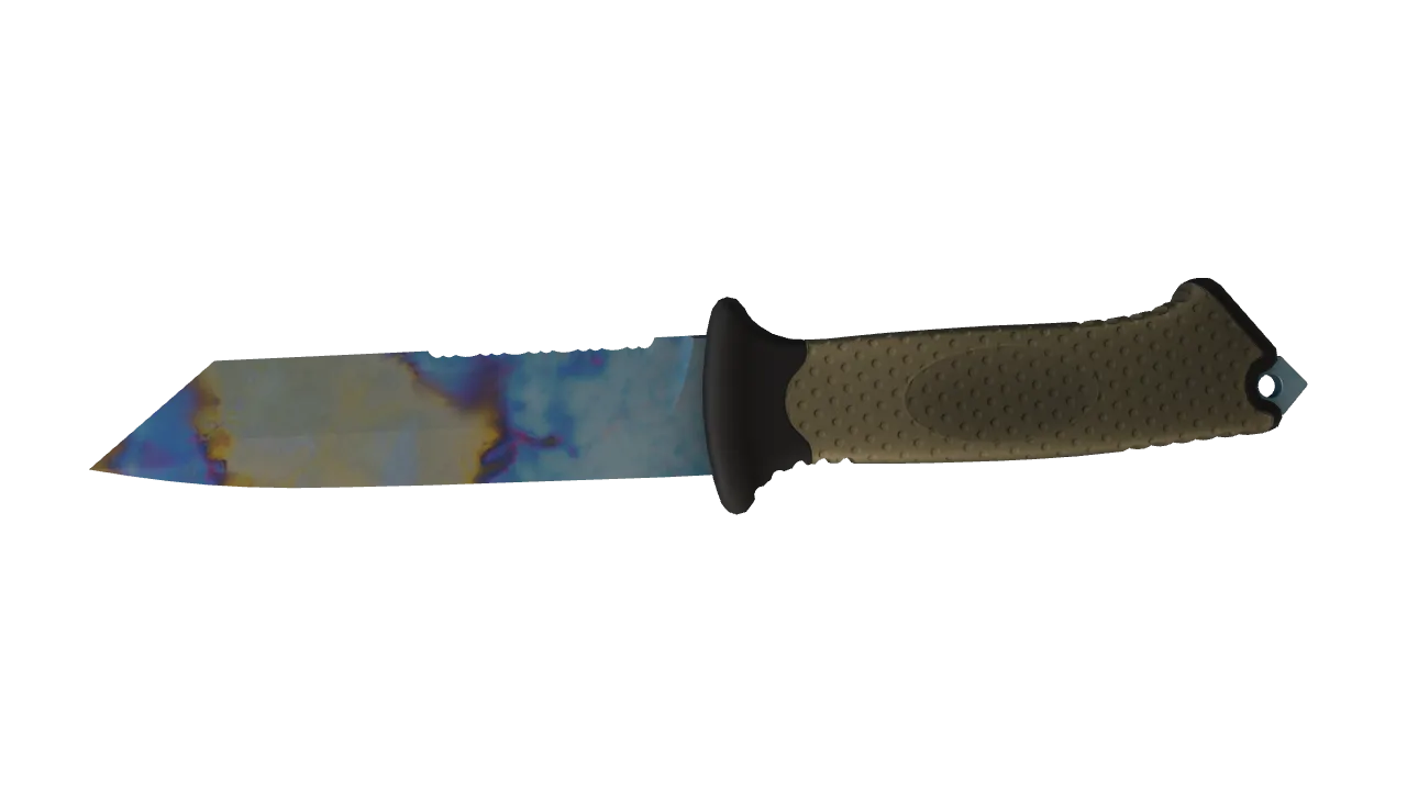 Ursus Knife | Case Hardened seed #10, back