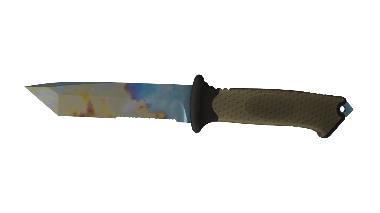 Ursus Knife | Case Hardened seed #10, front