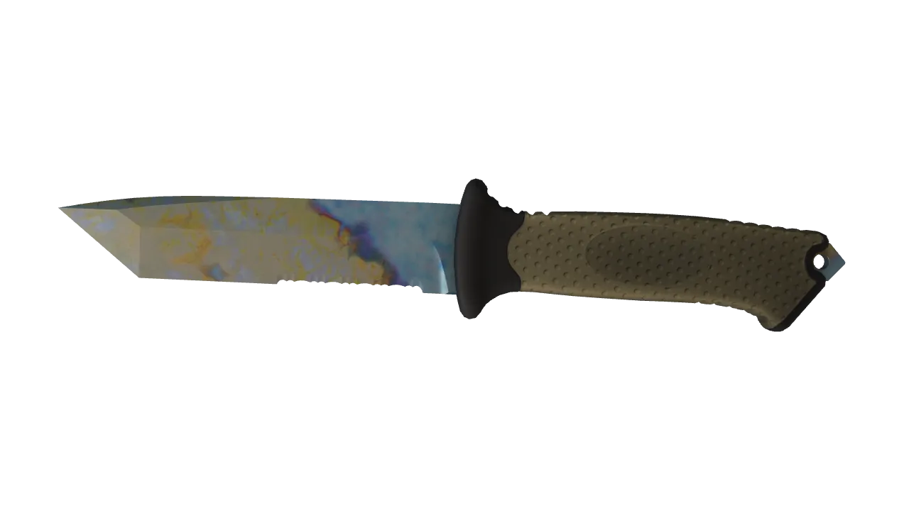 Ursus Knife | Case Hardened seed #108, front