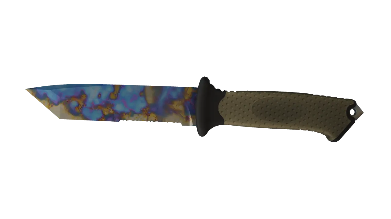 Ursus Knife | Case Hardened seed #112, front